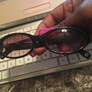 Coach brown sunglasses with logos